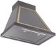 Ilve® Nostalgie II Noblesse 30" Graphite Matte Wall Mounted Range Hood with Noblesse Frame-1
