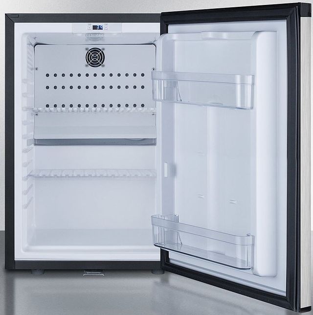 Summit® 15" 1.1 Cu. Ft. Stainless Steel Compact Refrigerator-2
