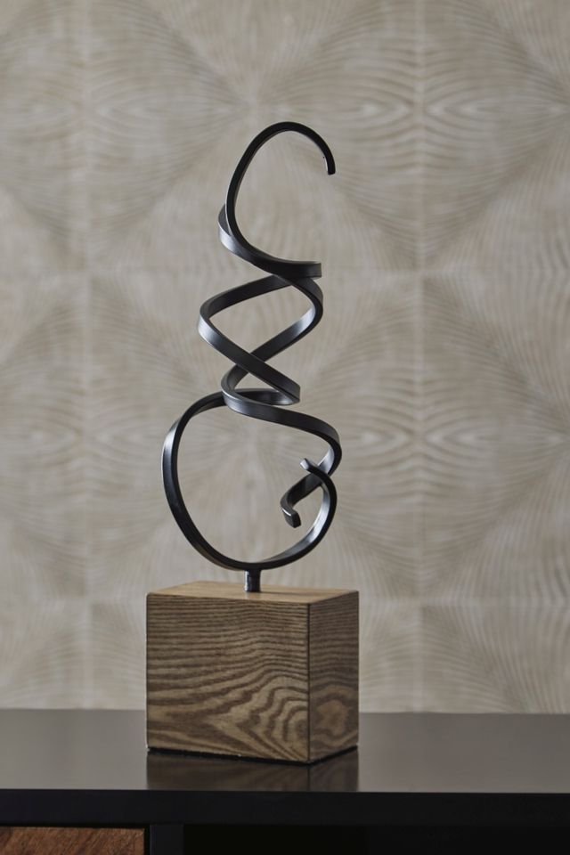 Signature Design by Ashley® Ruthland Black/Brown Sculpture-3