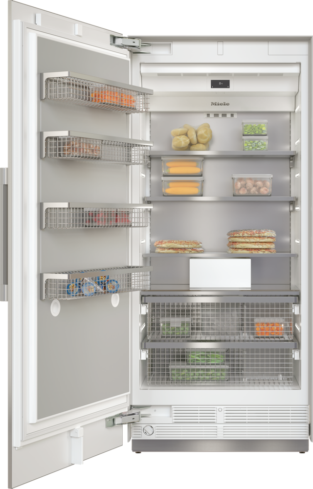 Miele MasterCool™ 36" 19.4 Cu. Ft. Stainless Steel Left Hand Column Freezer-1