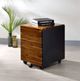 ACME Furniture Jurgen Black/Oak File Cabinet-1