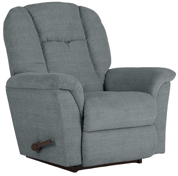 La-Z-Boy® Jasper Stonewash Manual Rocking Recliner | Darby's