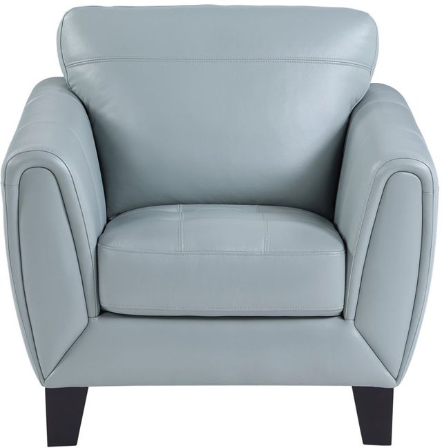 Homelegance® Spivey Aqua Leather Accent Chair-3