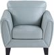 Homelegance® Spivey Aqua Leather Accent Chair-3