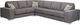 Superstyle Furniture Ltd. Customizable 6053 3-Piece Left-Arm Facing Sectional and Loveseat-0