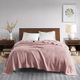 Olliix by Madison Park Egyptian Cotton Rose Twin Blanket-5
