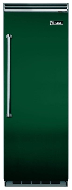 Viking® 5 Series 30 in. 17.8 Cu. Ft. Ivy Built In Counter Depth Right Hinge Column Refrigerator