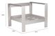 Zuo® Cosmopolitan Silver Arm Chair-4