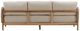 Dovetail Furniture Milburne Beige/Natural Fabric/Wooden Outdoor Sofa-3