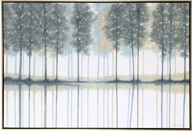Stylecraft Norman Wyatt Glass Lake Wall Art-0