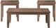 Elements International Finn 3-Piece Walnut Occasional Set-0