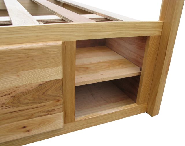 A-America® Adamstown Natural Eastern King Storage Panel Bed-2
