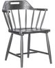Legacy Classic Vintage Market Kettle Black Spindle Back Dining Arm Chair-0