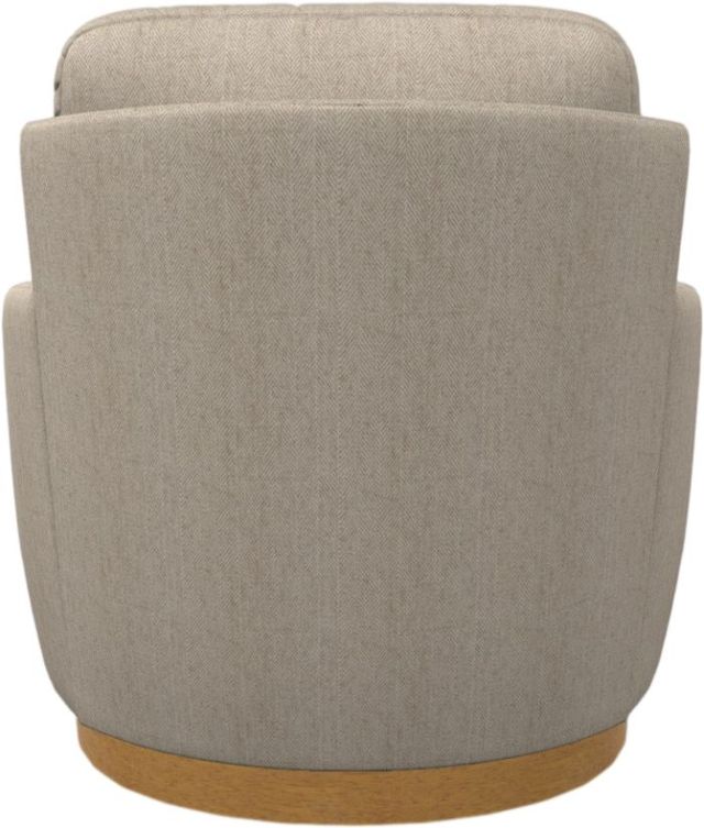 Best® Home Furnishings Customizable Skipper Swivel Chair with Honey Birch Legs-3