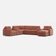 Drew & Jonathan Home ModularOne New Horizon 8-Piece Copper Modular Chaise Sectional with Console-0