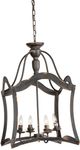 Crestview Collection La Roux Bronze Chandelier-0