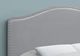 Monarch Specialties Inc. Grey Leather Look Full Headboard-4