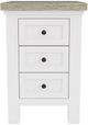 Riverside Furniture Cora Fog Chairside Table with Cloud Base-1