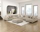 Homelegance® Tinley 7-Piece Brown Modular Sectional with Ottoman-1