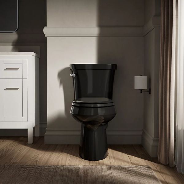 KOHLER® Highline® Black 2-Piece Elongated Toilet, 1.28 gpf-2