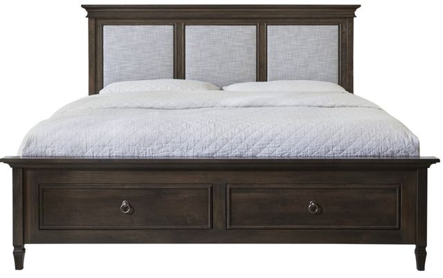 Mavin Customizable Vineyard Haven King Upholstered Panel Storage Bed-2