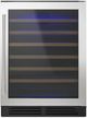 Whirlpool® 24" Black Stainless Steel Wine Cooler-0
