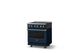 Viking® 5 Series 30" Slate Blue Pro Style Induction Range with Brushed Brass Trim-2