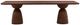 Dovetail Furniture Amberlyn Brown Dining Table-1