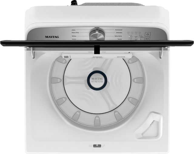Maytag® Pet Pro 5.4 Cu. Ft. White Top Load Washer-3
