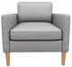 Best® Home Furnishings Customizable Trafton Accent Chair with Honey Birch Legs-1