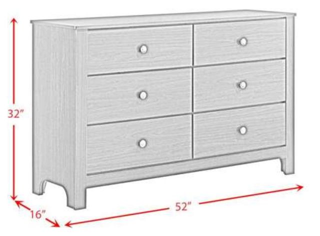 Elements International Sami White Dresser-2
