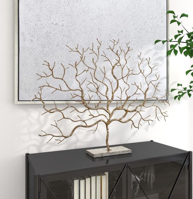 Deco Marche Silver 32'' Tree Sculpture-3