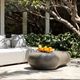 Dovetail Furniture Sicilly Dark Gray Outdoor Pebblestone Coffee Table-1