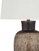 Bassett Mirror Mojave Rich Brown Acid Wash Table Lamp-1