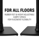 Sanus® WSS21 Black Wireless Speaker Stand-2