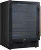 FORNO® Frescolino Series Alta Qualita 24" 4.8 Cu. Ft. Fingerprint Resistant Black Beverage Center -1