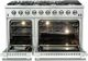 FORNO® Galiano 48" Stainless Steel Pro Style Dual Fuel Range-1