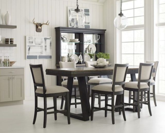 Kincaid® Plank Road Charcoal Kimler Counter Dining Chair-3