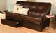 Kodiak Furniture Phoenix Oregon Trail Java/Espresso Full Futon with Mattress and Storage Drawers-1