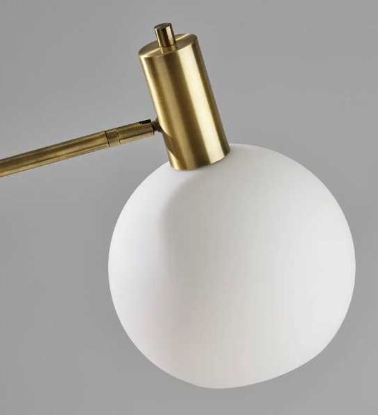 Adesso® Corbin White Floor Lamp-1