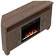Legends Home Real Cozy Liberty Barnwood 64" Corner Fireplace Console-4