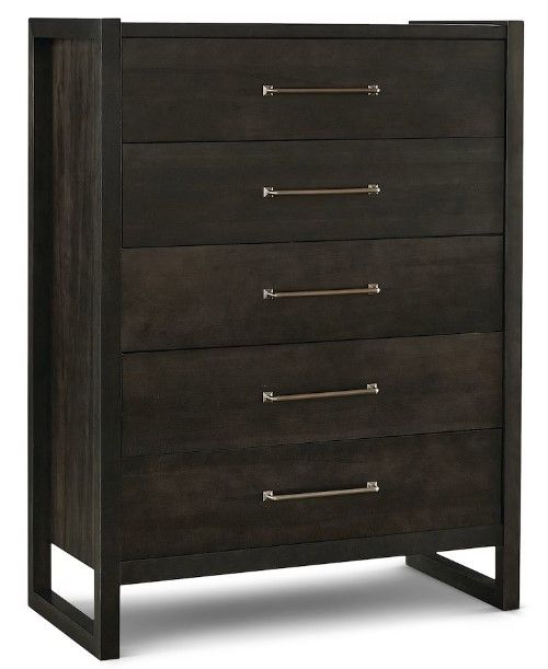 Bassett® Furniture BenchMade Braddock Dark Chestnut Maple Chest of Drawers-0