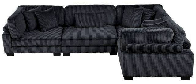 Homelegance® Traverse 4-Piece Black Modular Sectional-2