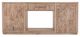 International Furniture Direct Balam Stained White TV Stand-4