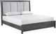 New Classic® Home Furnishings Odessa Charcoal King Upholstered Panel Bed-0