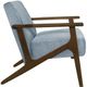Homelegance® August Blue Gray/Dark Walnut Accent Chair-3