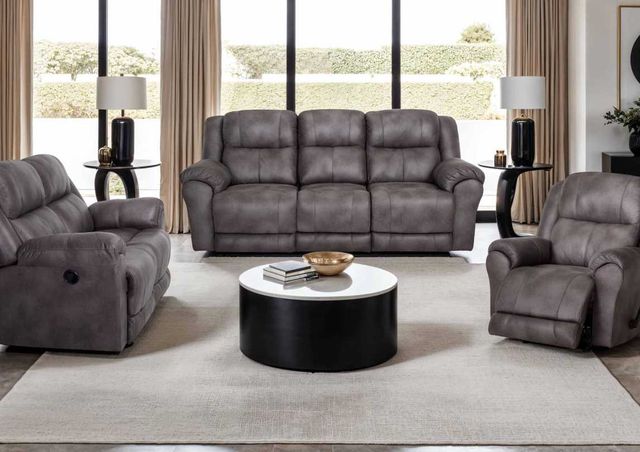 Franklin™ Croft Colt Smoke Dual Seat Power Reclining Sofa-2
