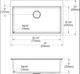 Elkay Crosstown® 2-Piece Polished Satin 33" x 22" x 9" 5-Hole Single Bowl Dual Mount Sink Set-4