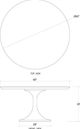 Bramble Customizable Pierre 60'' Dining Table-1