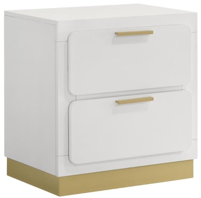 Coaster® Caraway 4-Piece White California King Bedroom Set -2